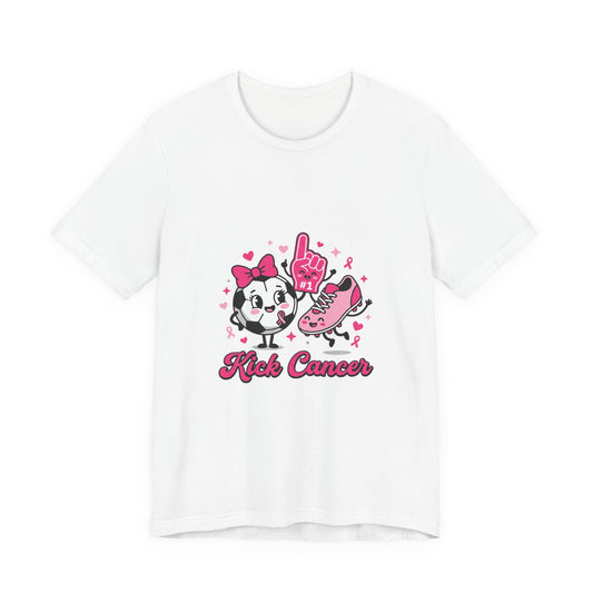 Kick Cancer Panda Ribbon Tee | Breast Cancer Awareness, Pink Ribbon