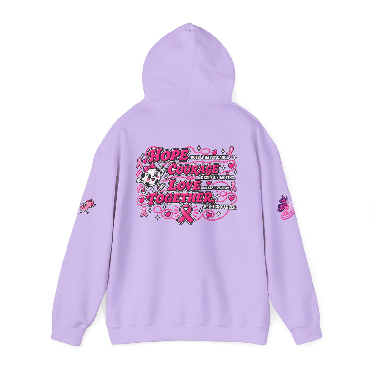 Kick Cancer Breast Cancer Awareness Hoodie | Pink Ribbon Support