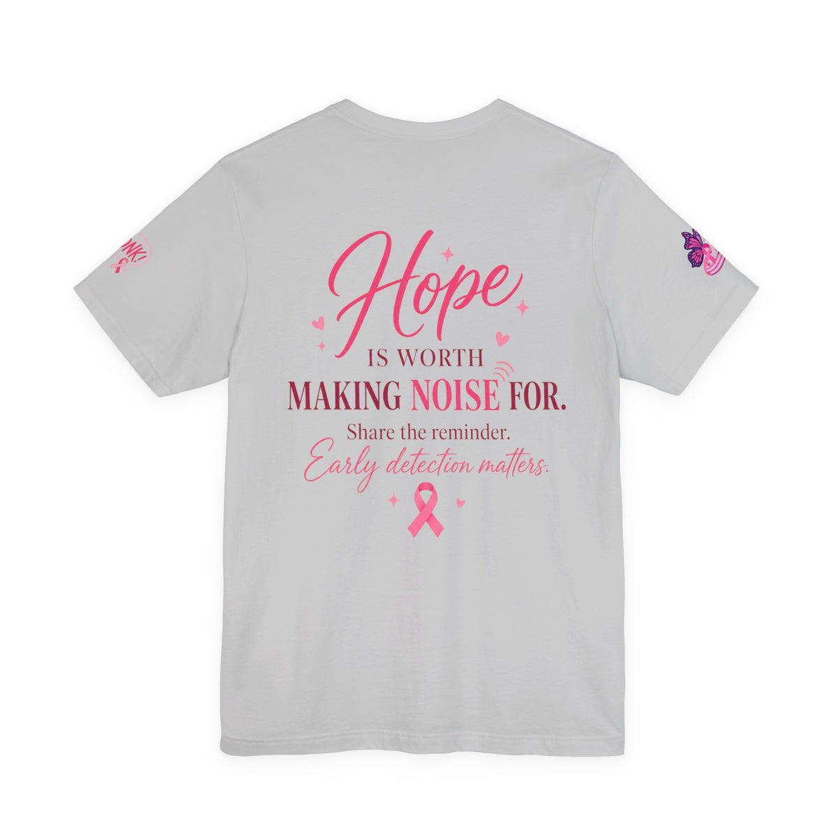 Think Pink Ribbon Geese T-Shirt | Breast Cancer Awareness, Survivor Support