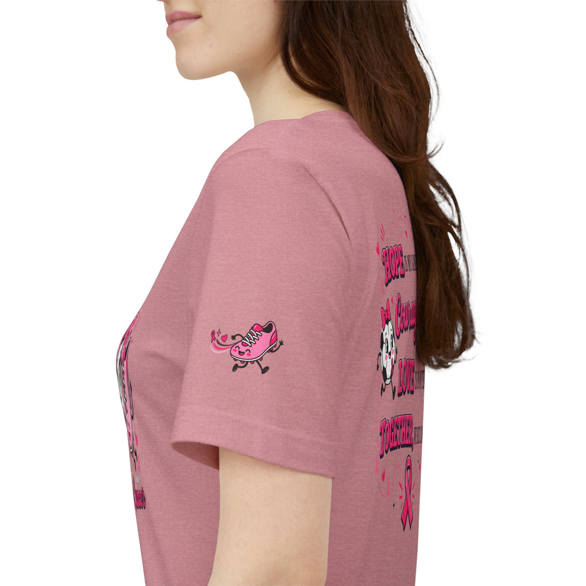 Kick Cancer Pink Ribbon Tee | Breast Cancer Awareness Shirt
