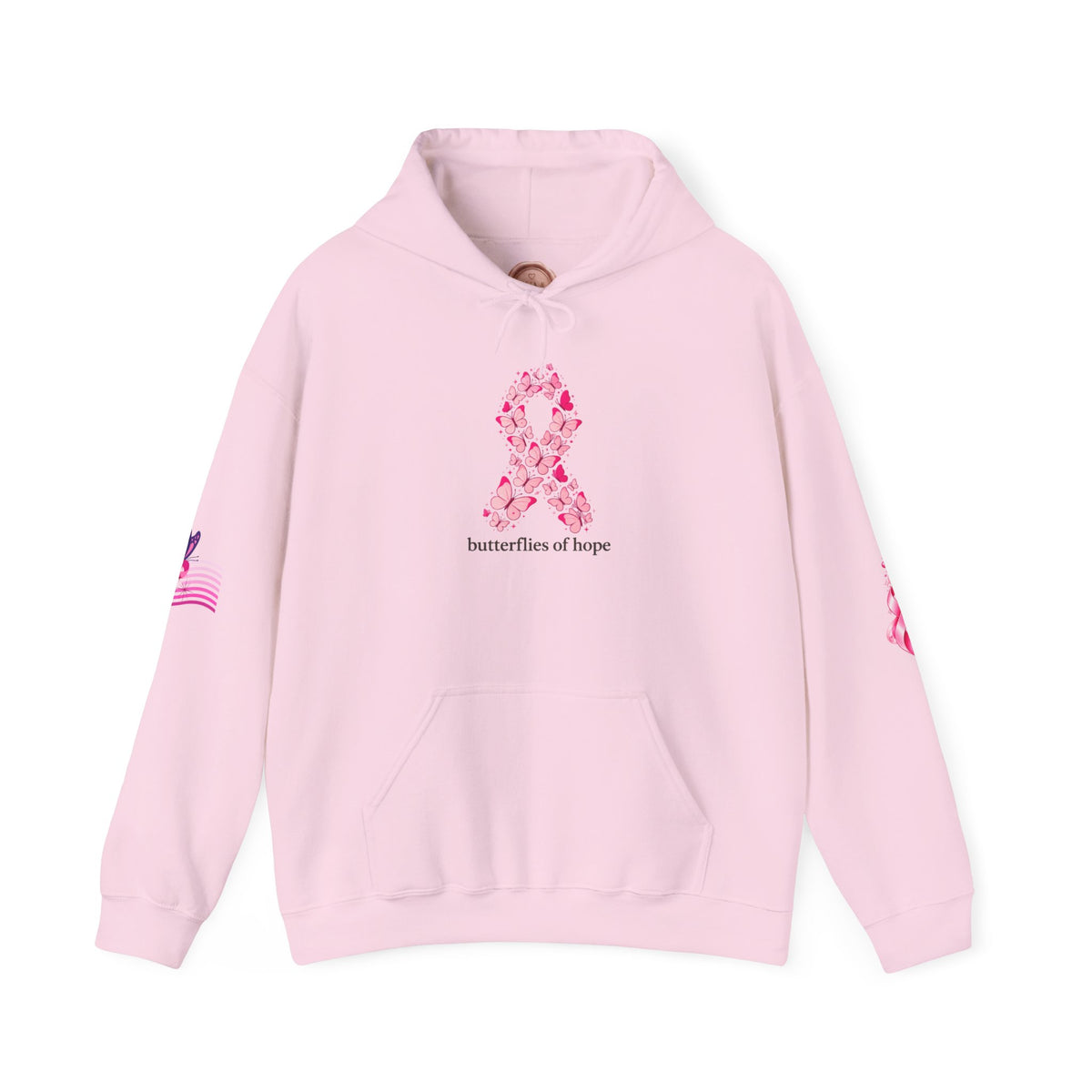 Pink Ribbon Support Hoodie | Breast Cancer Awareness, Survivor Solidarity