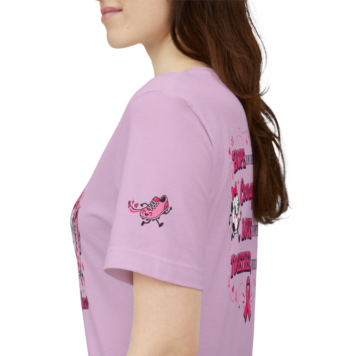 Kick Cancer Pink Ribbon Tee | Breast Cancer Awareness Shirt