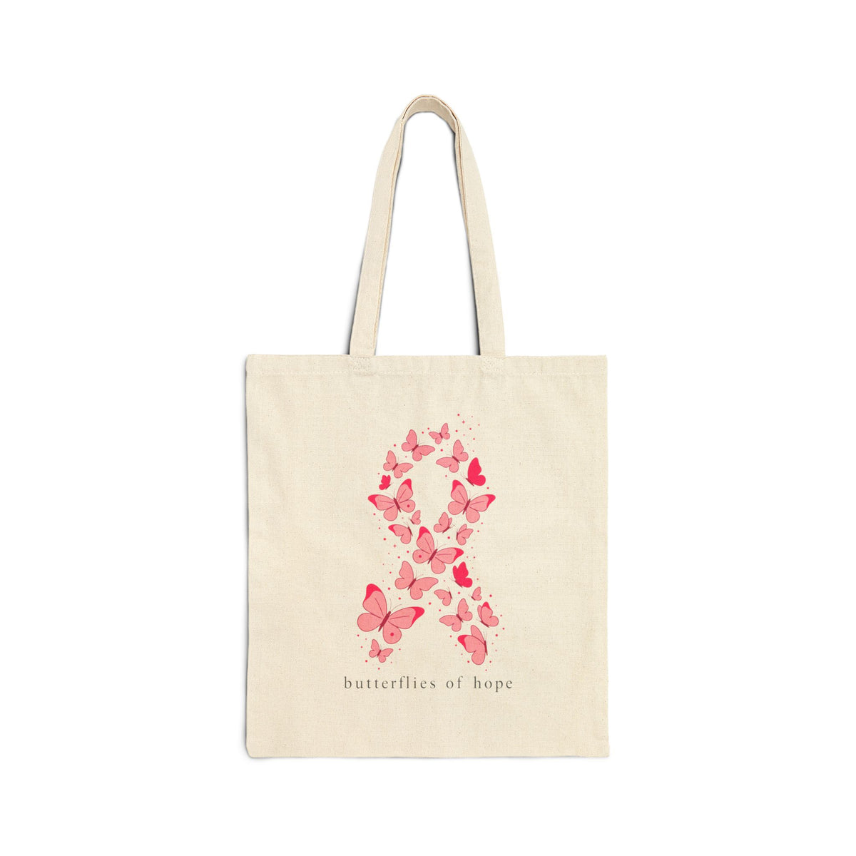 Butterflies of Hope Pink Ribbon Tote | Breast Cancer Awareness