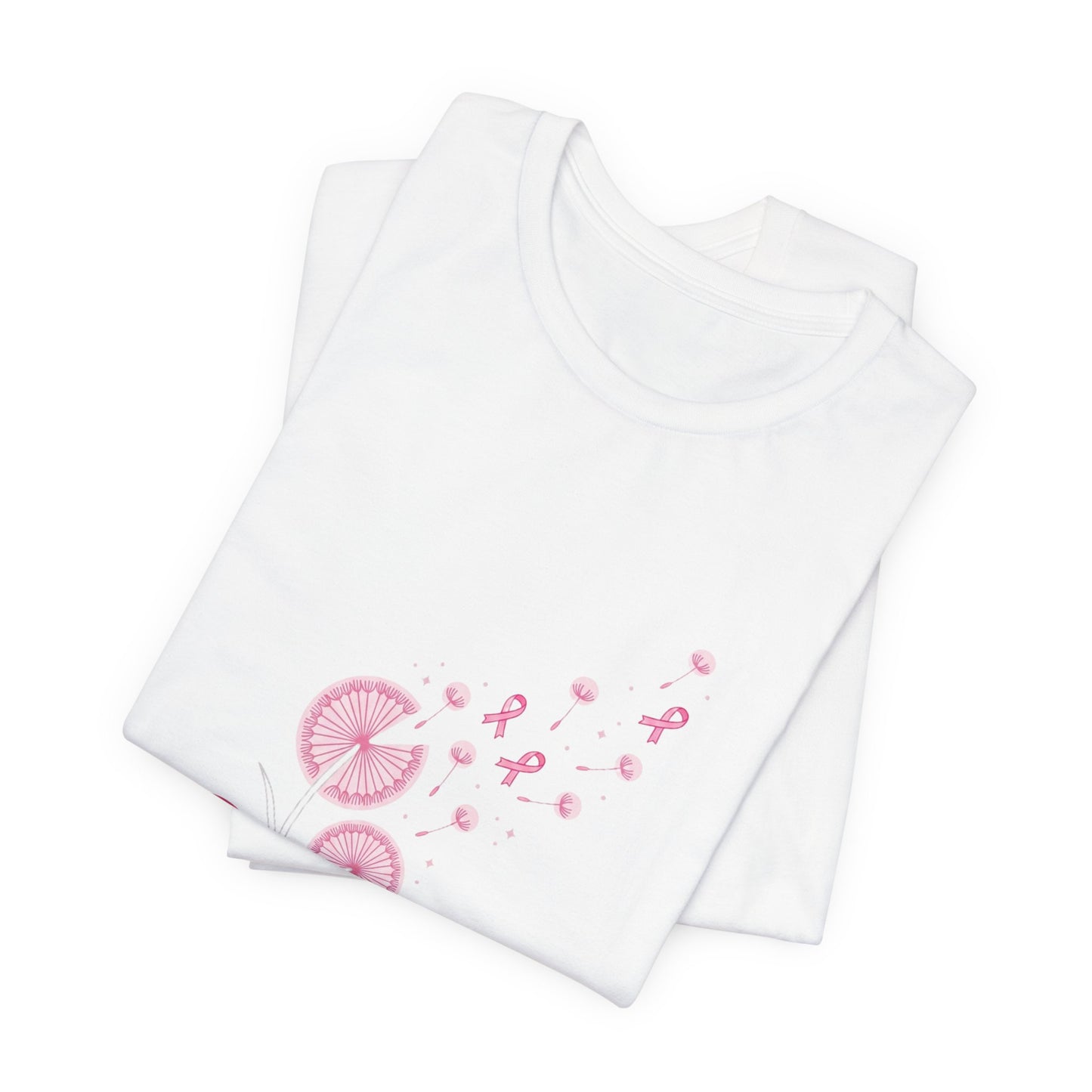 Let Hope Fly Breast Cancer Ribbon T-Shirt | Pink Awareness Tee
