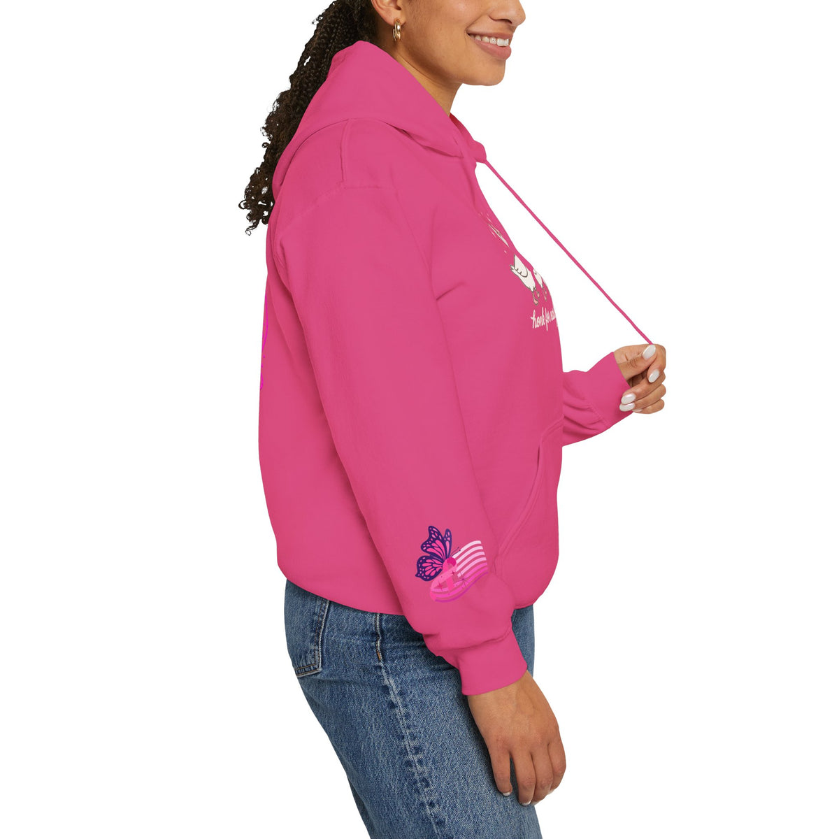 Breast Cancer Ribbon Support Hoodie | Honk for Early Detection | Pink Awareness