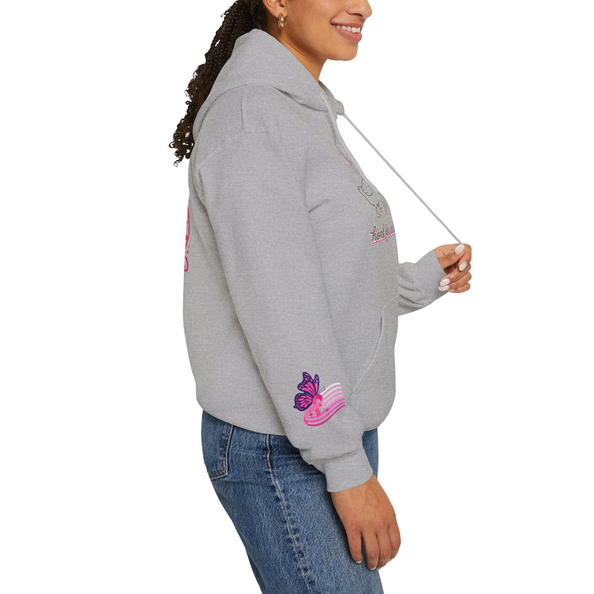 Breast Cancer Ribbon Support Hoodie | Honk for Early Detection | Pink Awareness