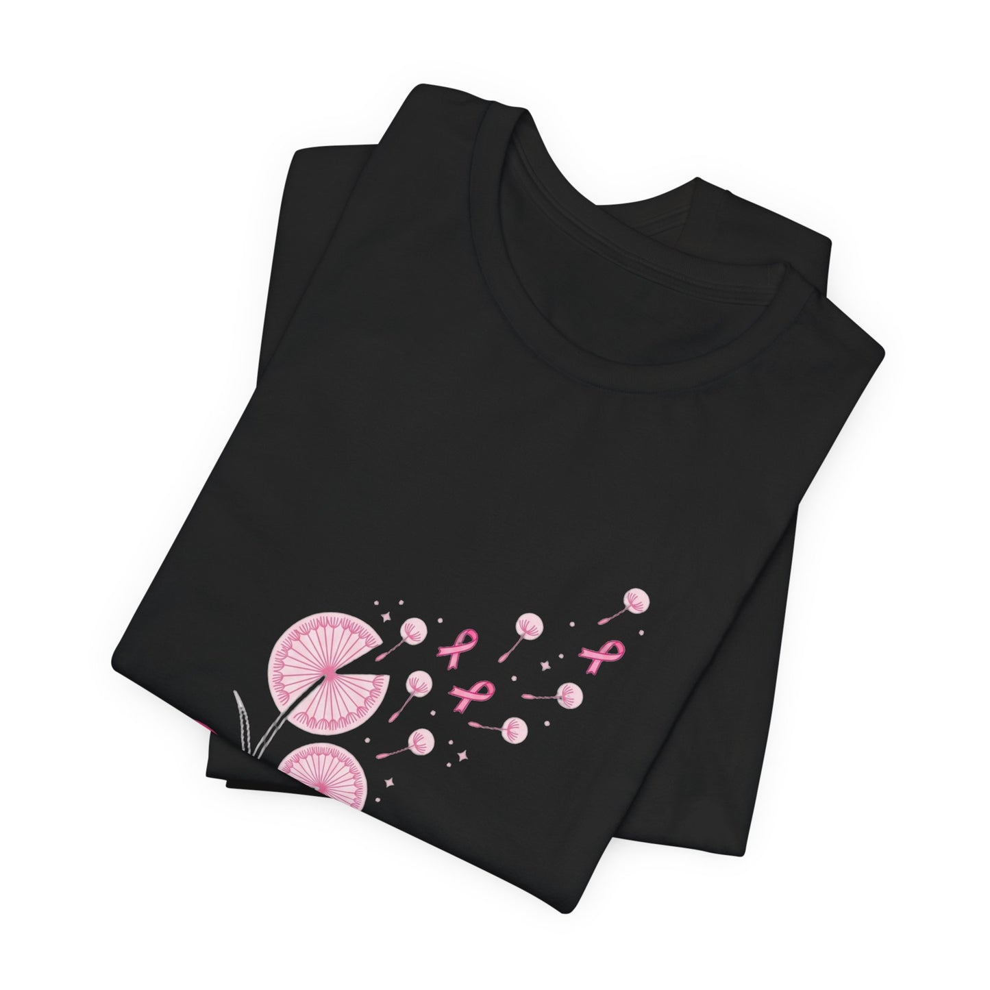 Let Hope Fly Breast Cancer Ribbon T-Shirt | Pink Awareness Tee