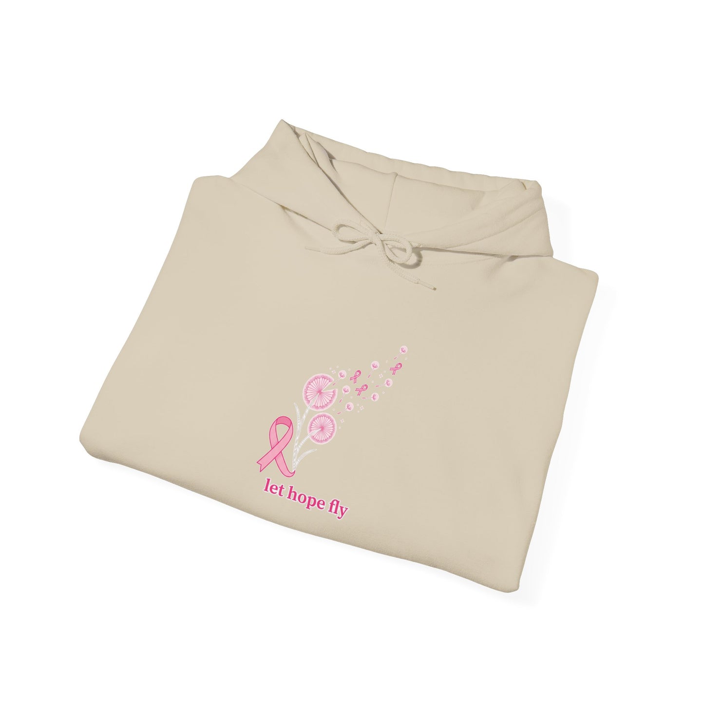 Pink Ribbon 'let hope fly' Hoodie | Breast Cancer Awareness