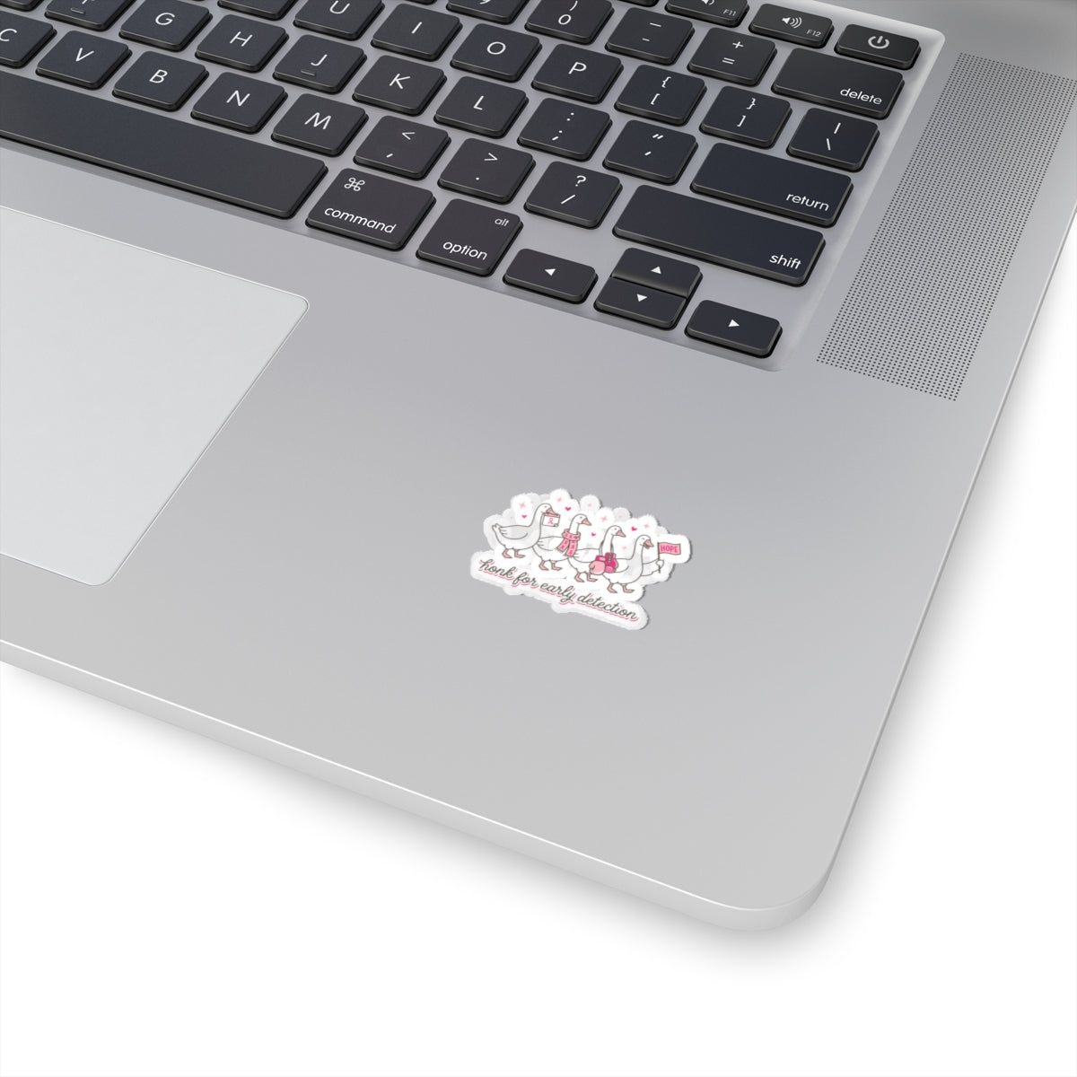 Honk for Early Detection Kiss-Cut Sticker | Breast Cancer Awareness, Pink Ribbon