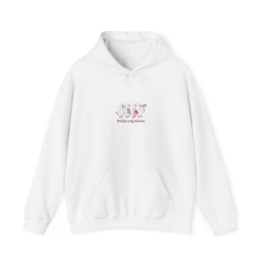 Breast Cancer Ribbon Support Hoodie | Pink Awareness Typography