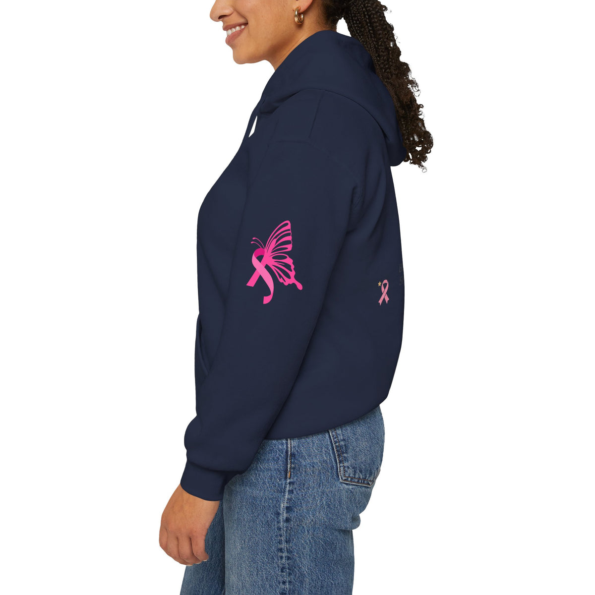 Nurse Squad Wears Pink Hoodie | Breast Cancer Awareness Nurse Pullover | Pink Ribbon Support Hoodie