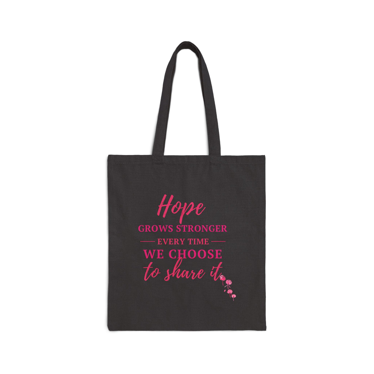 Let Hope Fly Pink Ribbon Tote Bag | Breast Cancer Awareness