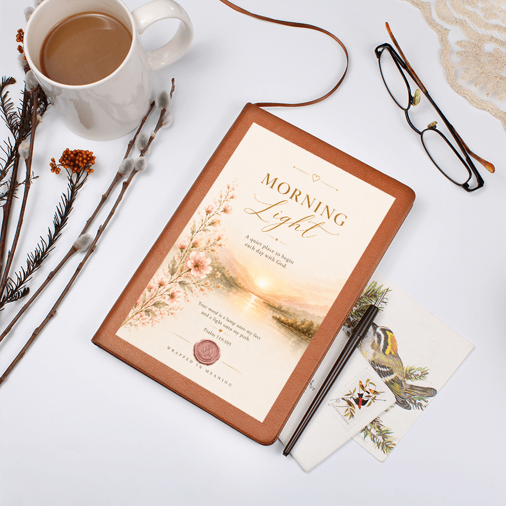 Morning Light | A Faith Journal for New Beginnings (Soft Leather Journal)