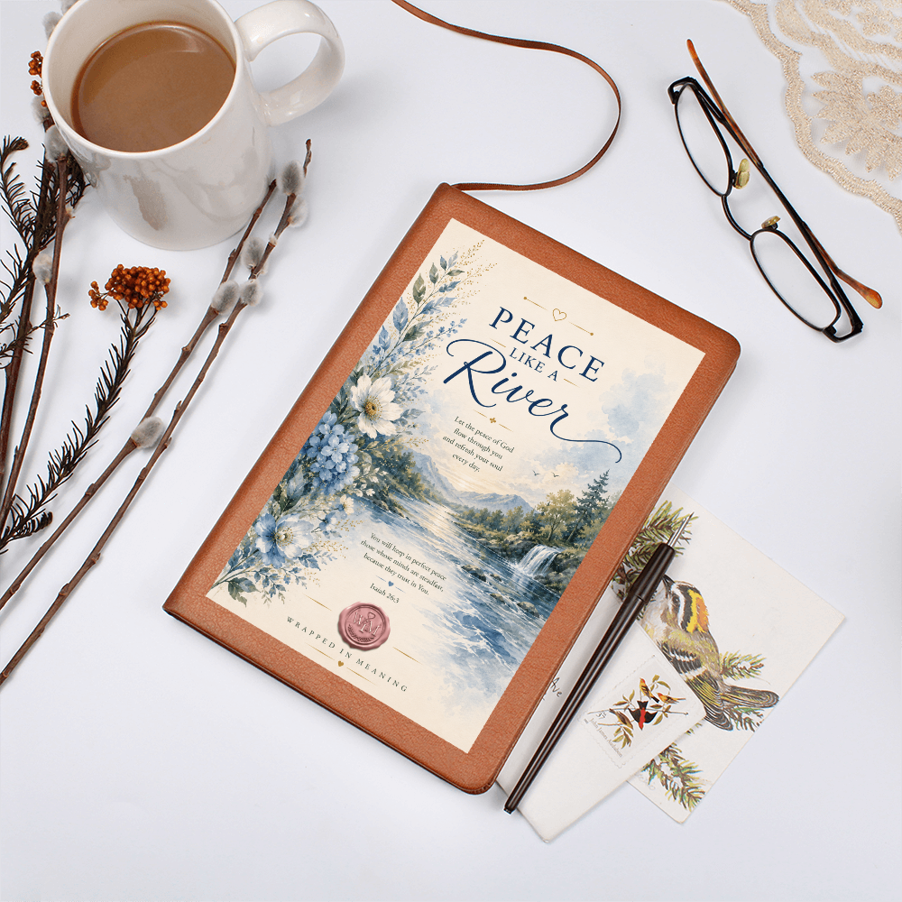 Peace Like a River | A Faith Journal for Resting in God's Perfect Peace (Soft Leather Journal)