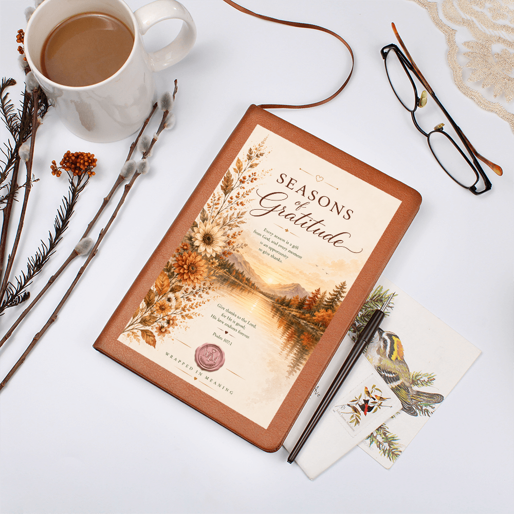 Seasons of Gratitude | A Faith Journal for Living with a Thankful Heart (Soft Leather Journal)