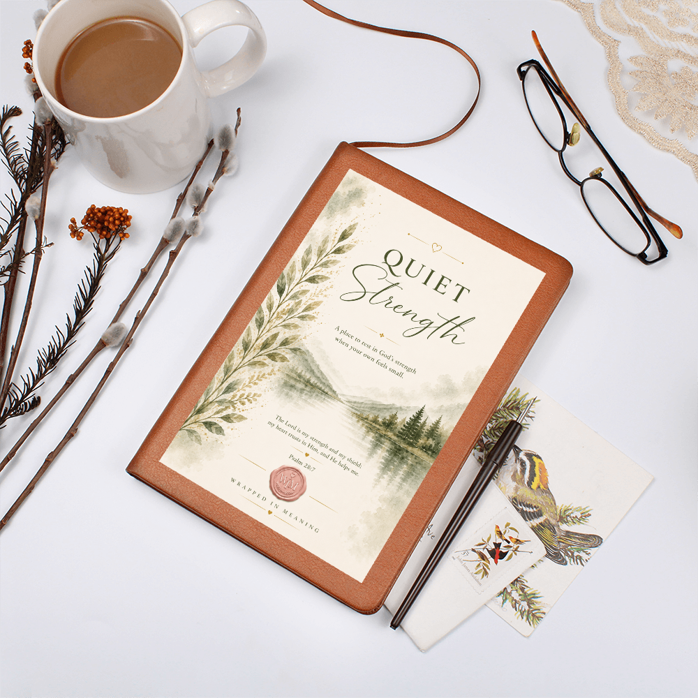Quiet Strength | A Faith Journal for Rest, Courage & Trust (Soft Leather Journal)