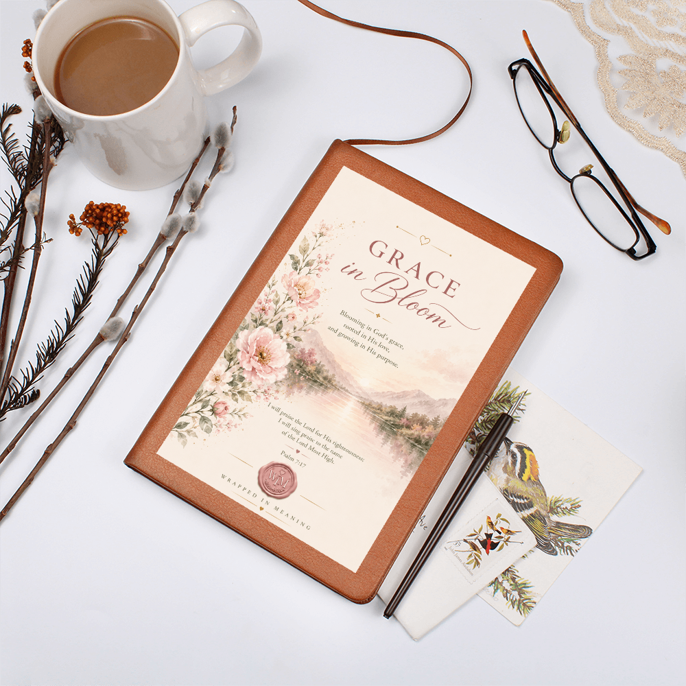 Grace in Bloom | A Faith Journal for Growing in God's Grace (Soft Leather Journal)