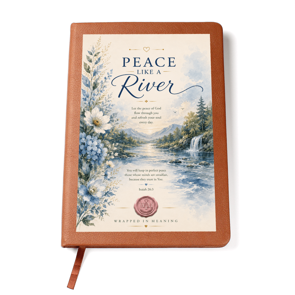 Peace Like a River | A Faith Journal for Resting in God's Perfect Peace (Soft Leather Journal)