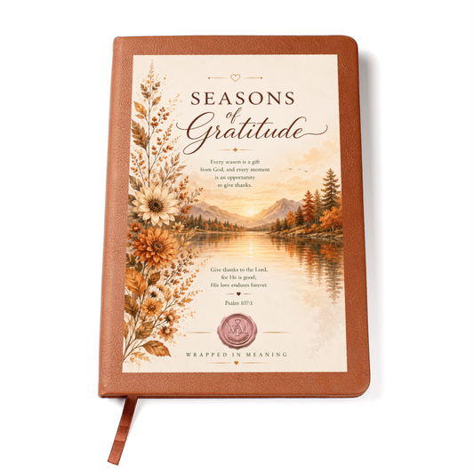 Seasons of Gratitude | A Faith Journal for Living with a Thankful Heart (Soft Leather Journal)