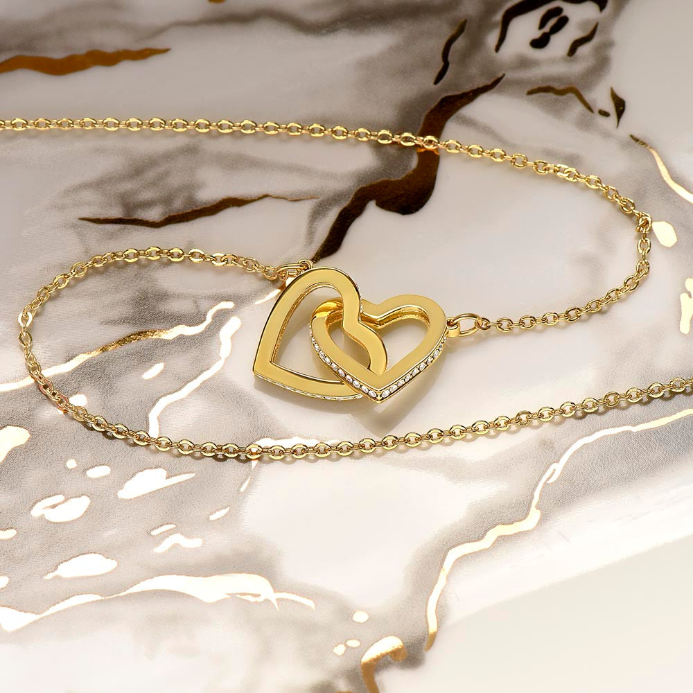 Interlocking Hearts Necklace | A Meaningful Gift for Someone Truly Special | Timeless Love Necklace