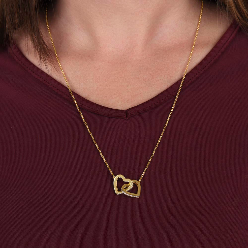 Interlocking Hearts Necklace | A Meaningful Gift for Someone Truly Special | Timeless Love Necklace