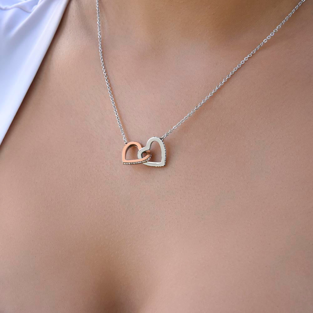 Interlocking Hearts Necklace | Gift for Someone Special | A Bond That Lasts Forever