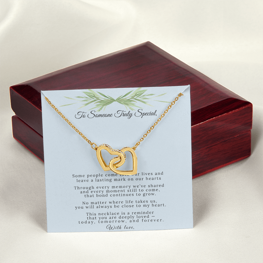 Interlocking Hearts Necklace | A Meaningful Gift for Someone Truly Special | Timeless Love Necklace