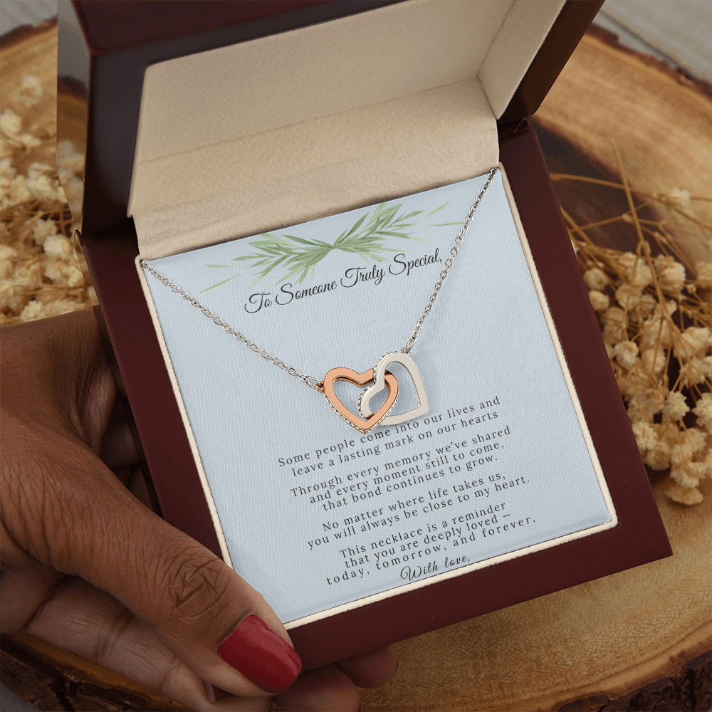 Interlocking Hearts Necklace | A Meaningful Gift for Someone Truly Special | Timeless Love Necklace