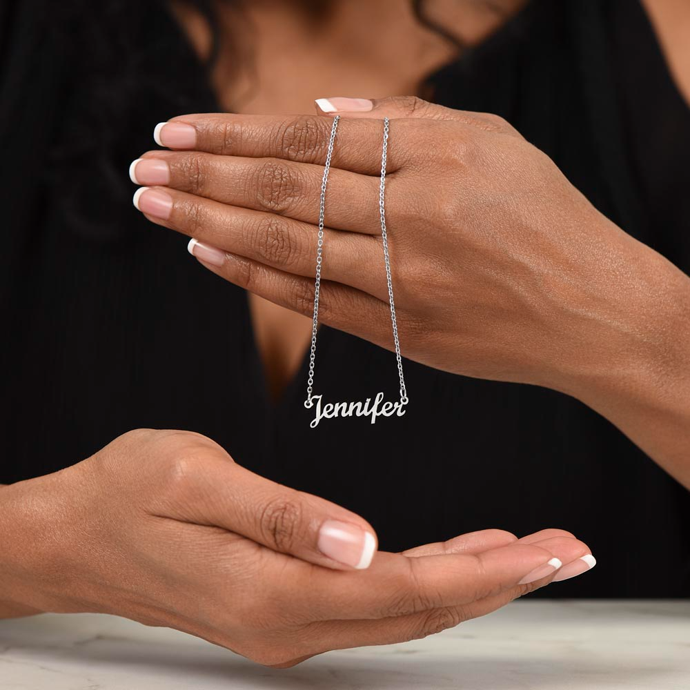 Wrapped in Meaning™ Personalized Name Necklace