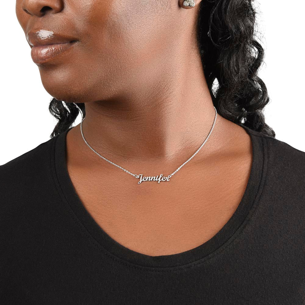 Wrapped in Meaning™ Personalized Name Necklace