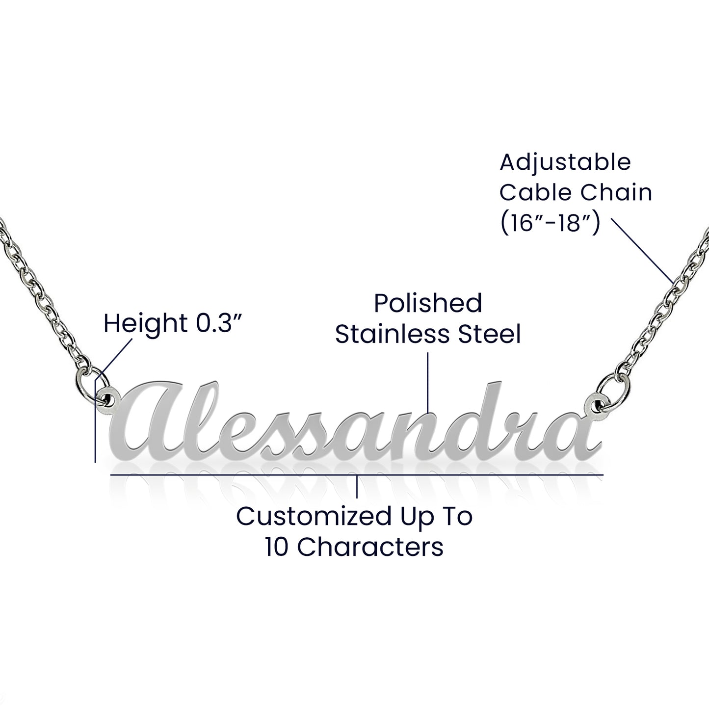 Wrapped in Meaning™ Personalized Name Necklace