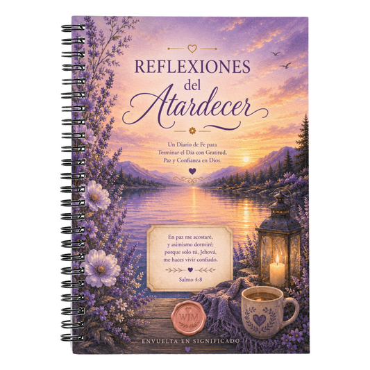 Reflexiones del Atardecer | Un Cuaderno de Fe para Encontrar Paz y Reflexionar con Dios