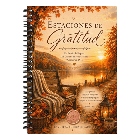 Estaciones de Gratitud | Un Cuaderno de Fe para Recordar las Bendiciones de Dios