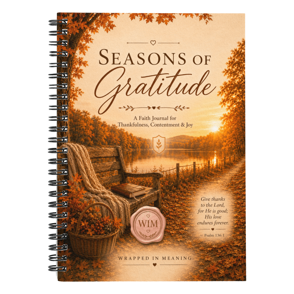 Seasons of Gratitude | A Faith Notebook for Thankfulness, Contentment & Joy