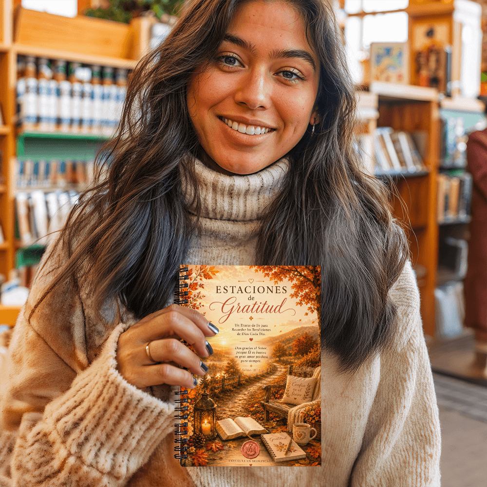Estaciones de Gratitud | Un Cuaderno de Fe para Recordar las Bendiciones de Dios Cada Día