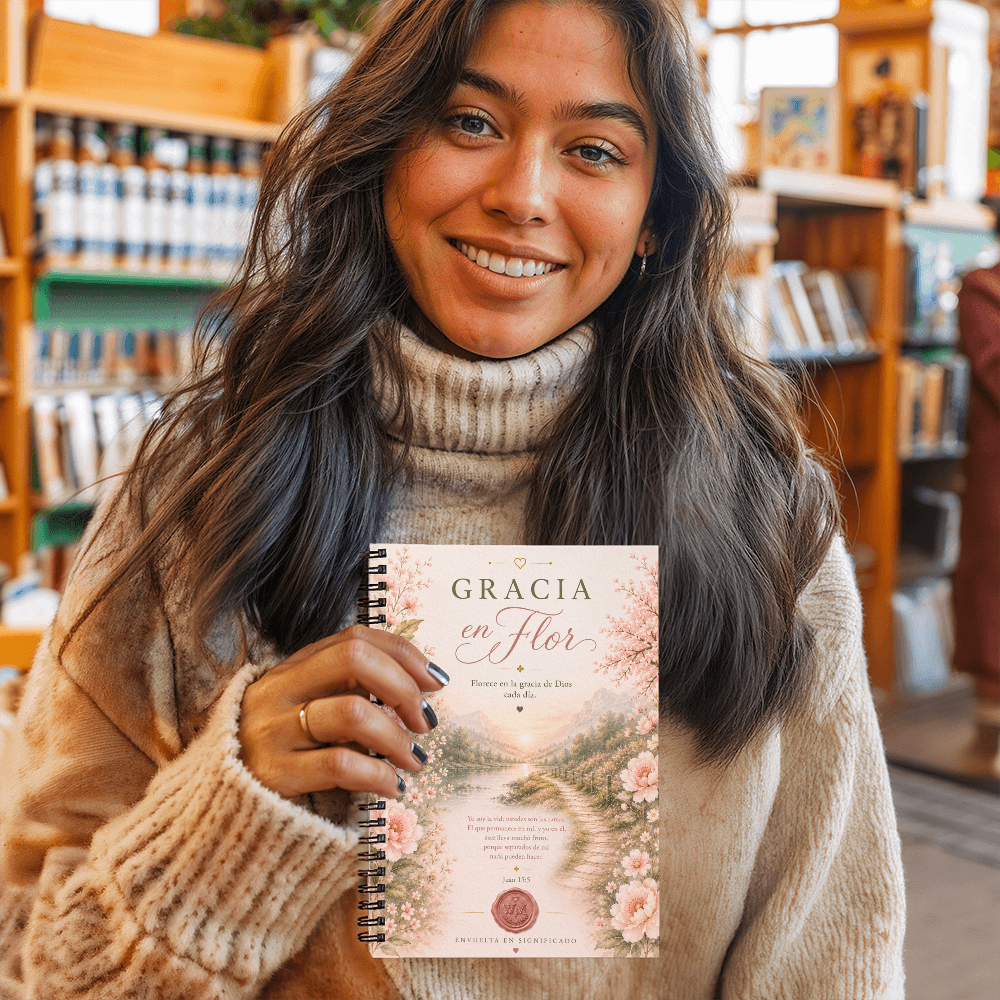 Gracia en Flor | Un Cuaderno de Fe para Florecer en la Gracia de Dios