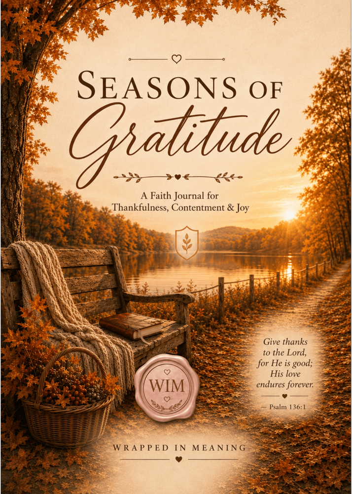 Seasons of Gratitude | A Faith Notebook for Thankfulness, Contentment & Joy