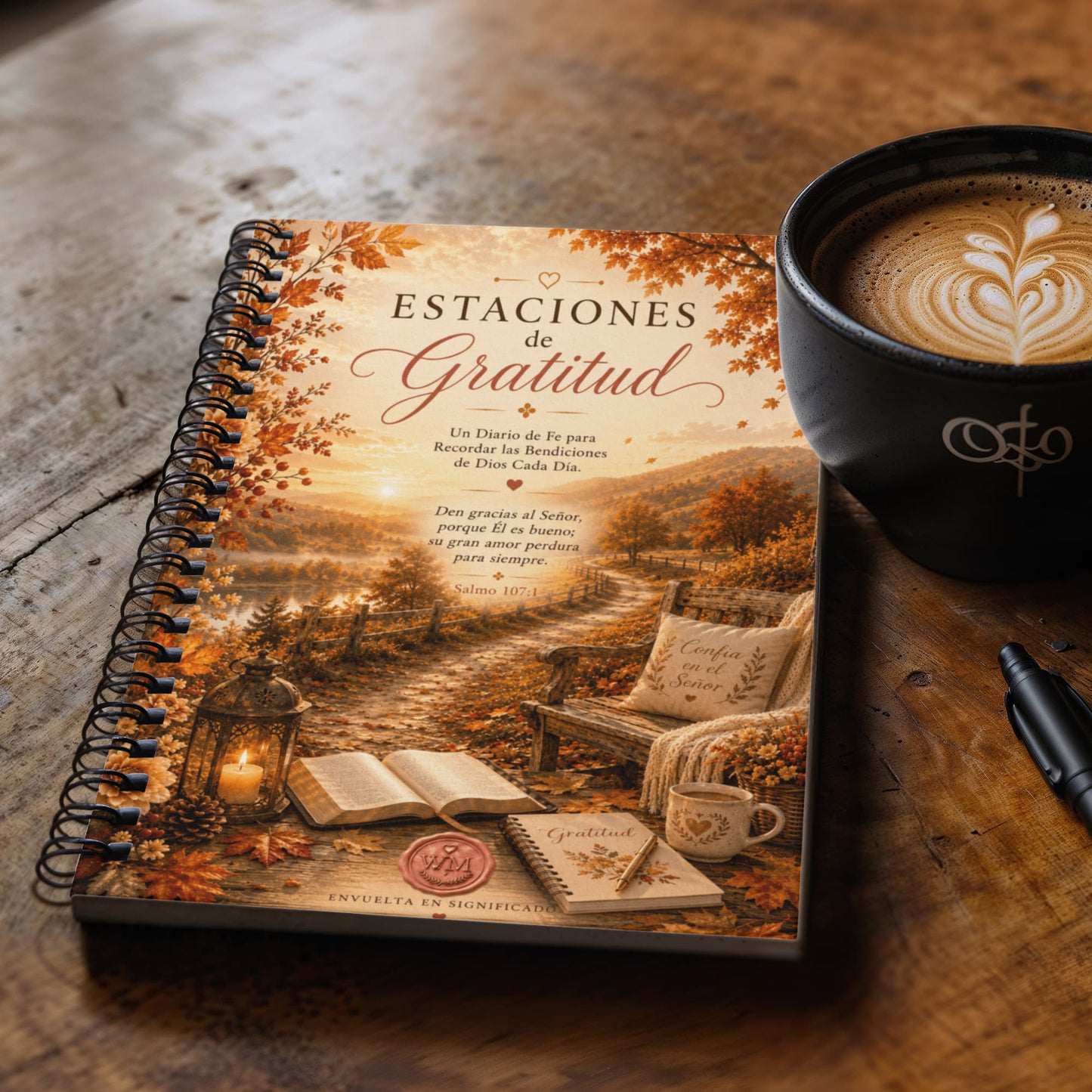 Estaciones de Gratitud | Un Cuaderno de Fe para Recordar las Bendiciones de Dios Cada Día
