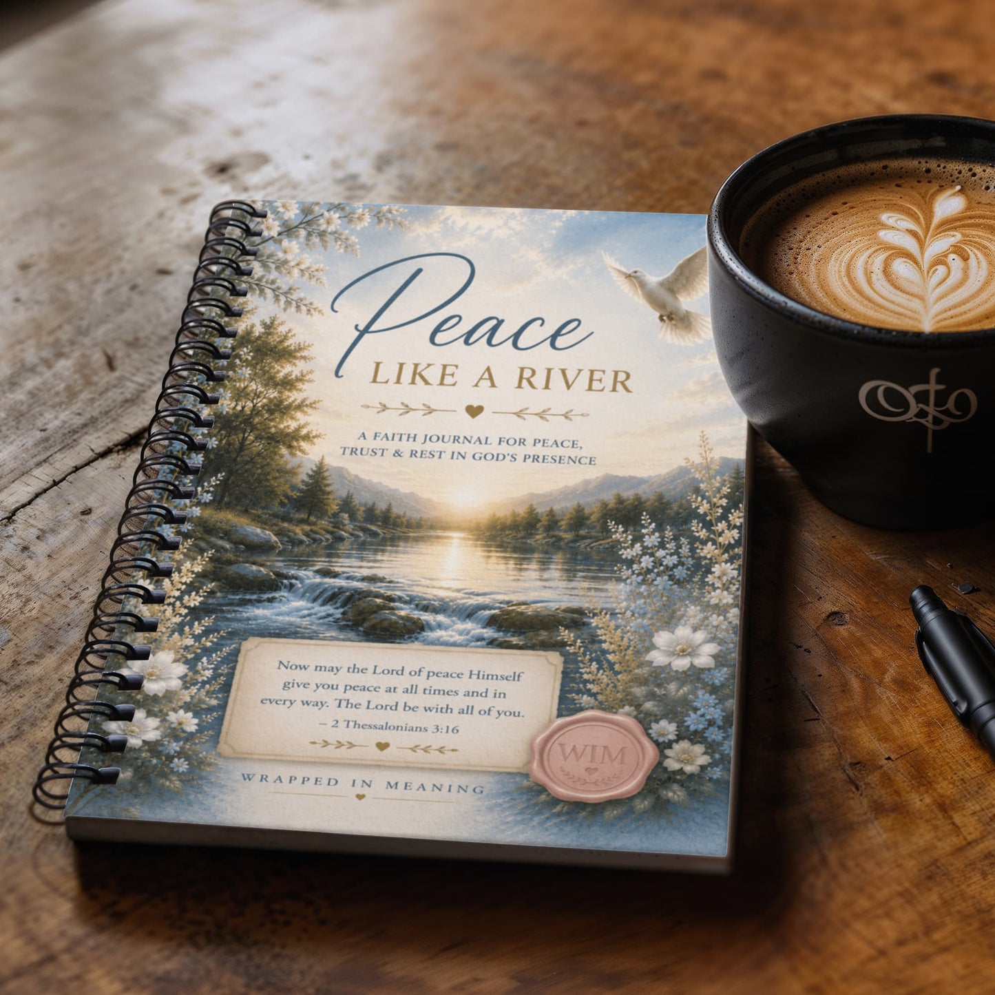 Peace Like a River Notebook | Everyday Faith Companion for Peace, Trust & Rest in God's Presence