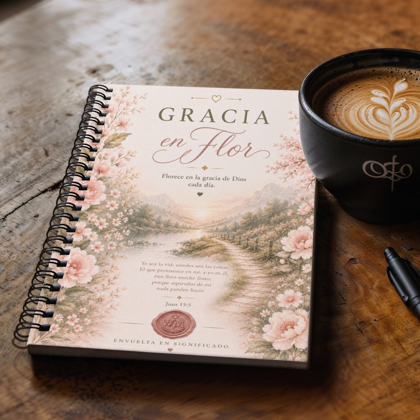 Gracia en Flor | Un Cuaderno de Fe para Florecer en la Gracia de Dios