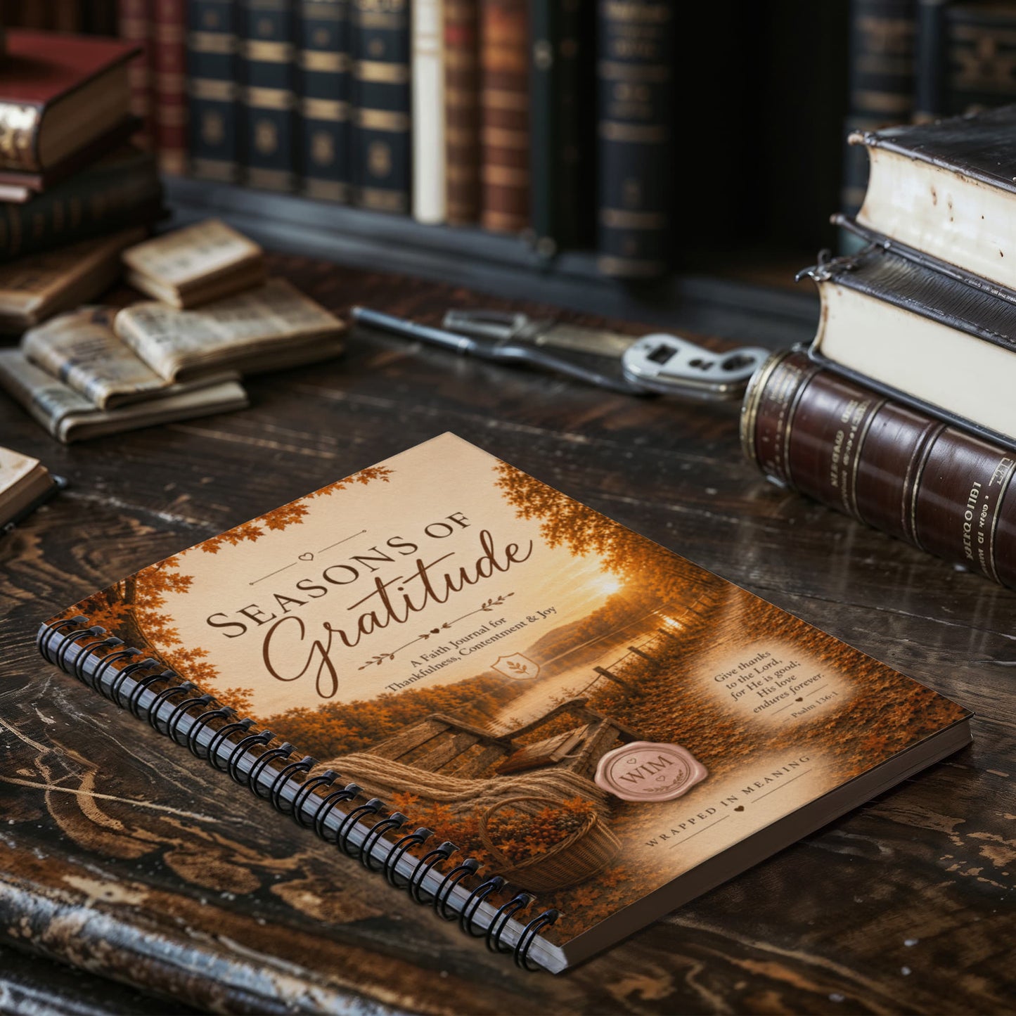 Seasons of Gratitude | A Faith Notebook for Thankfulness, Contentment & Joy