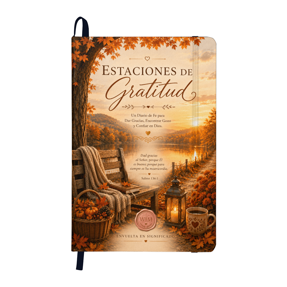 Estaciones de Gratitud | Un Diario de Fe para Recordar las Bendiciones de Dios Cada Día