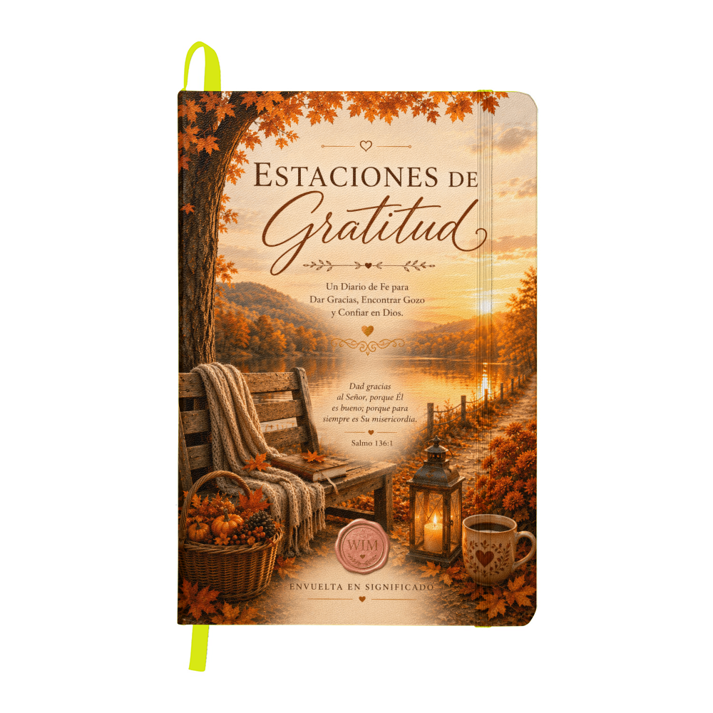 Estaciones de Gratitud | Un Diario de Fe para Recordar las Bendiciones de Dios Cada Día