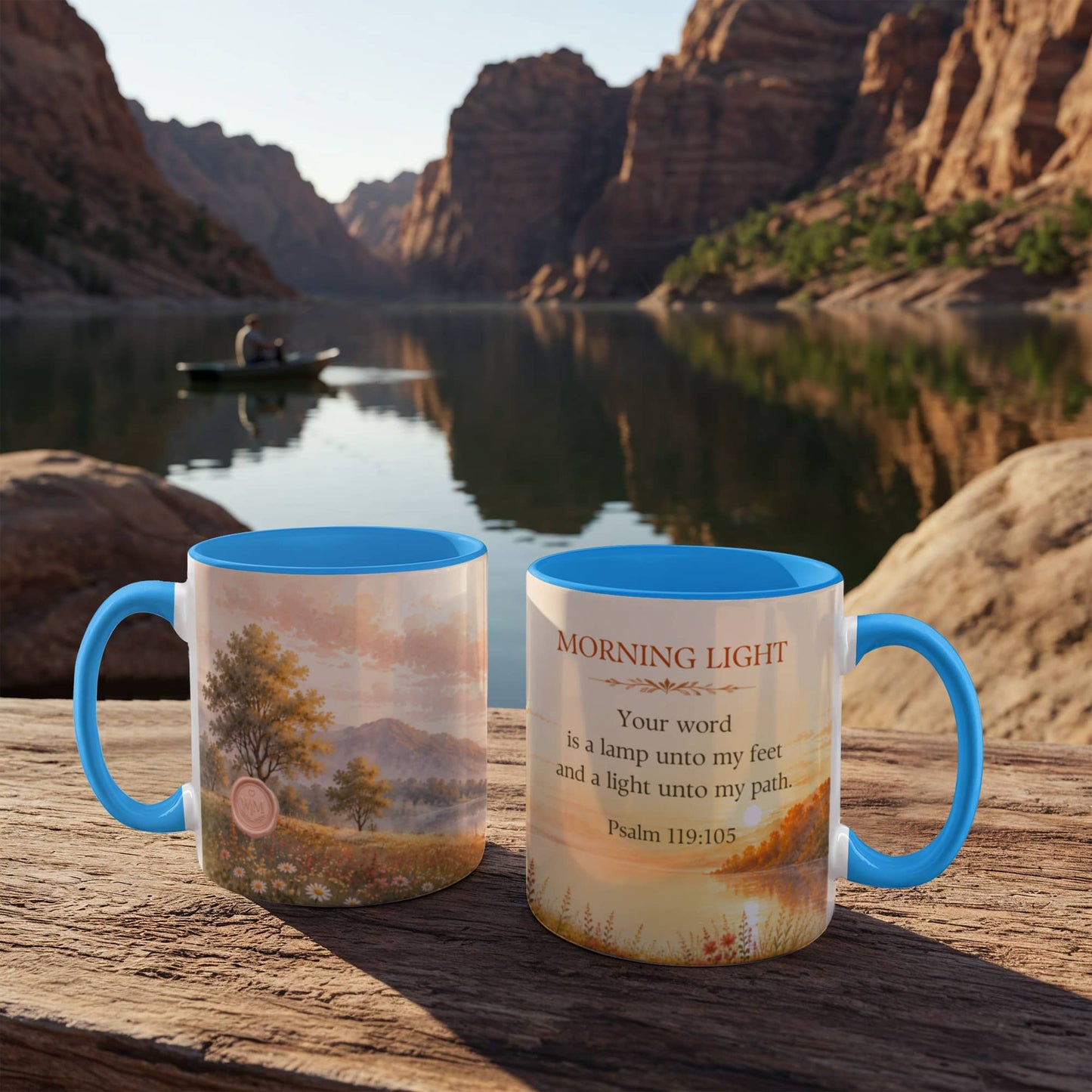 Morning Light | Faith-Inspired Coffee Mug | Psalm 119:105