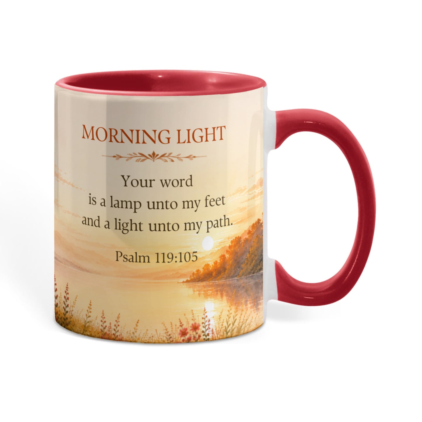 Morning Light | Faith-Inspired Coffee Mug | Psalm 119:105