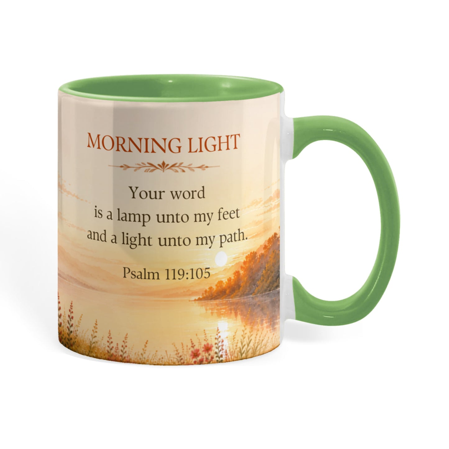 Morning Light | Faith-Inspired Coffee Mug | Psalm 119:105